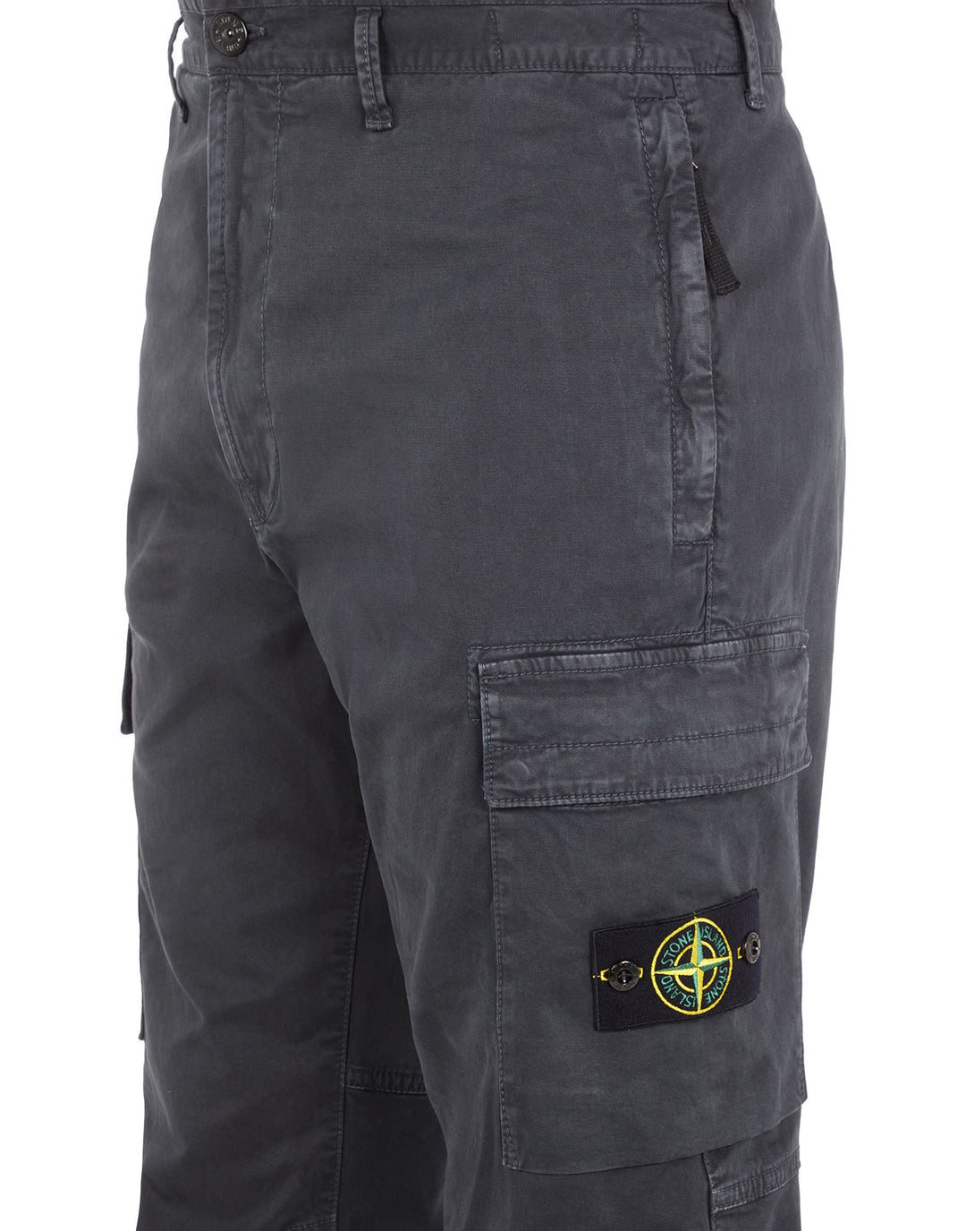 Old treatment regular fit cargo pants - CHARCOAL