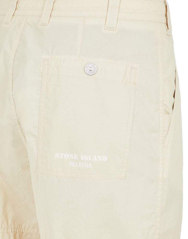 Ghost piece loose fit  chino pants - Beige