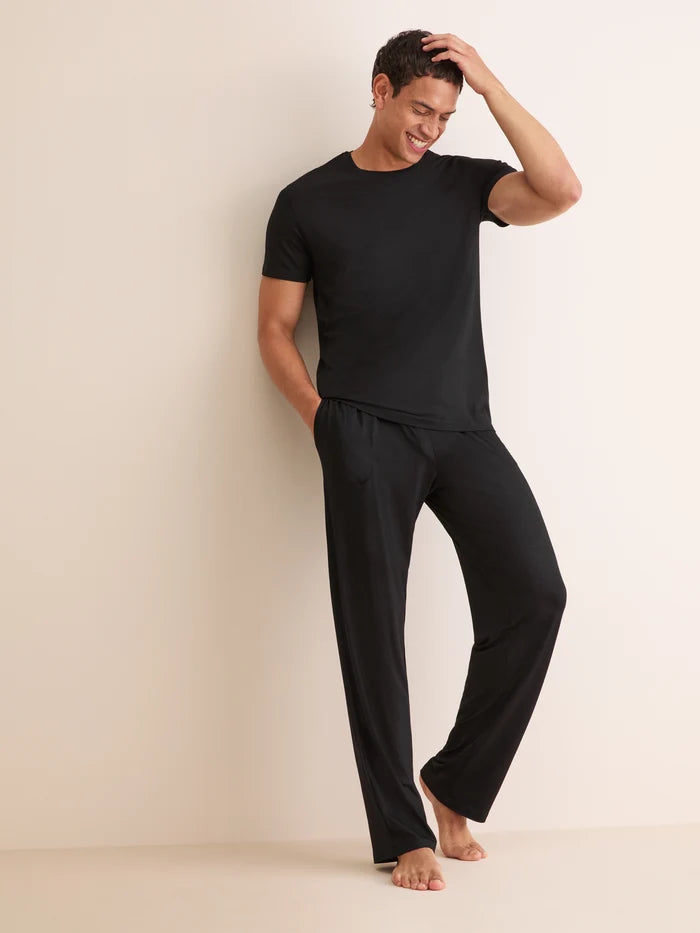 MICRO MODAL T-SHIRT - BLACK