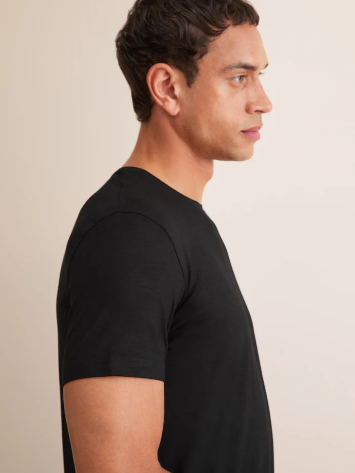 MICRO MODAL T-SHIRT - BLACK