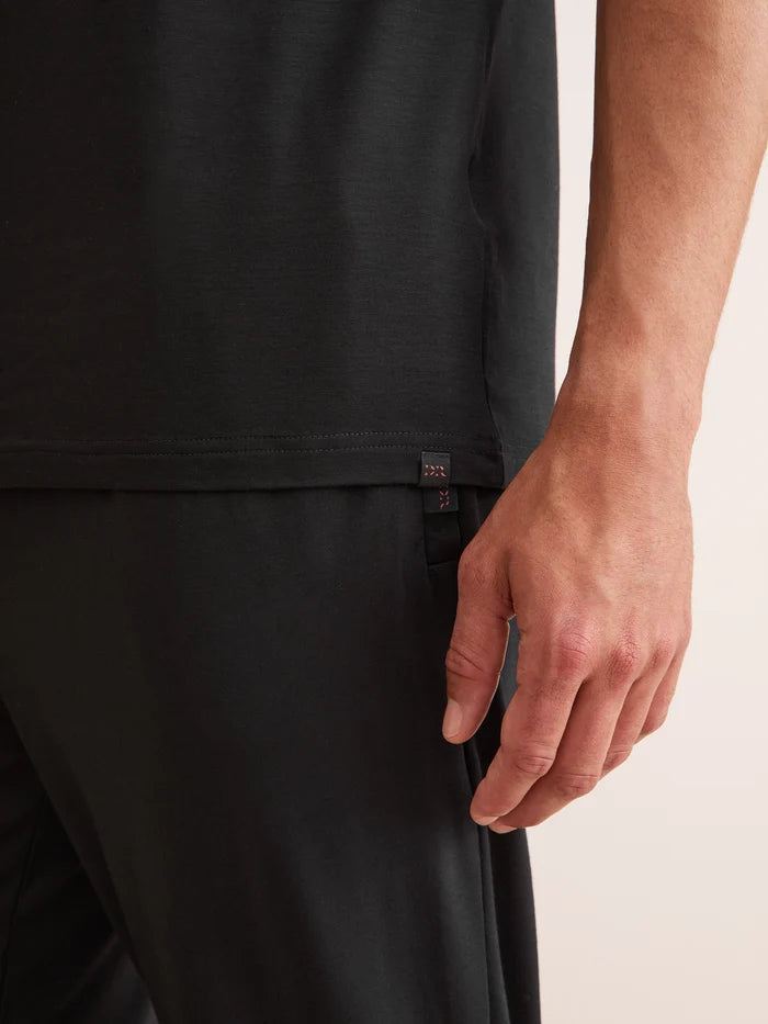 MICRO MODAL T-SHIRT - BLACK