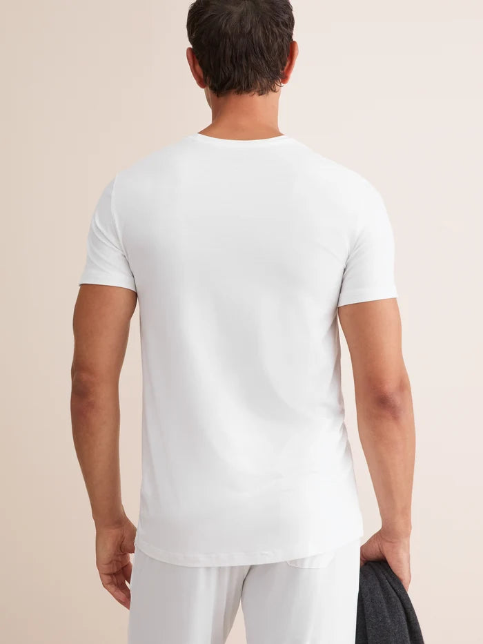 MICRO MODAL T-SHIRT - WHITE