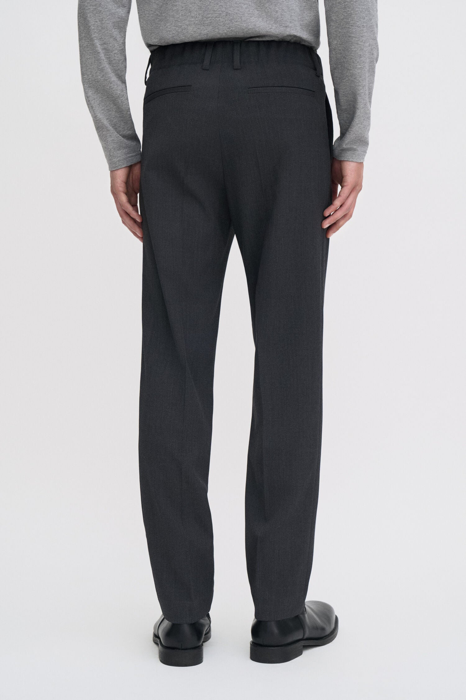 FILIPPA K MID GREY TROY TROUSERS