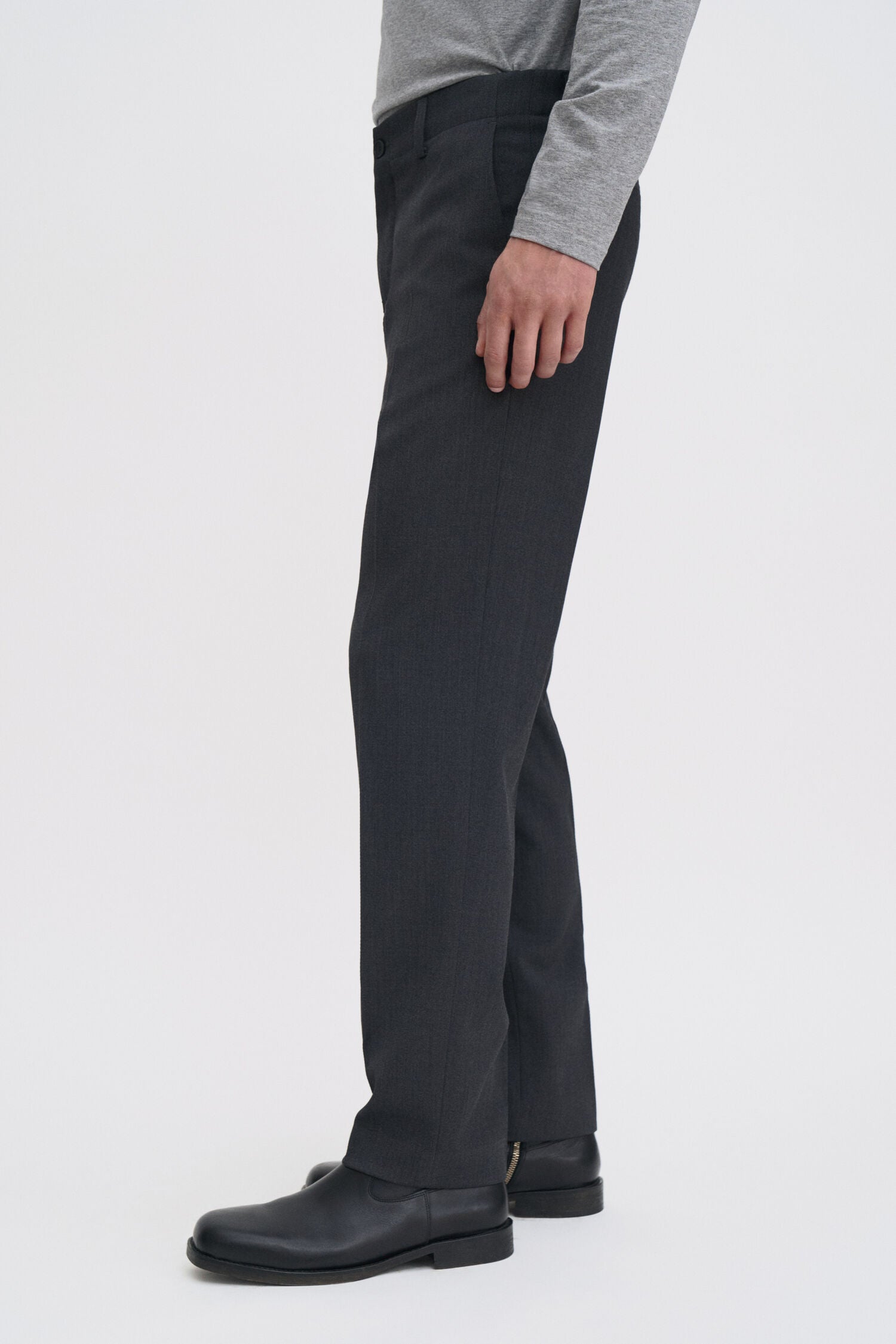 FILIPPA K MID GREY TROY TROUSERS