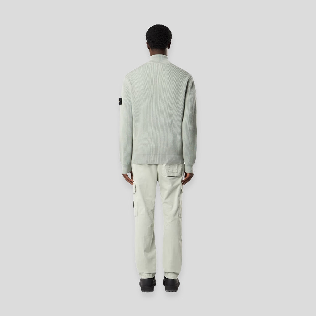 ORGANIC COTTON CARGO CHINO PANTS - SAGE