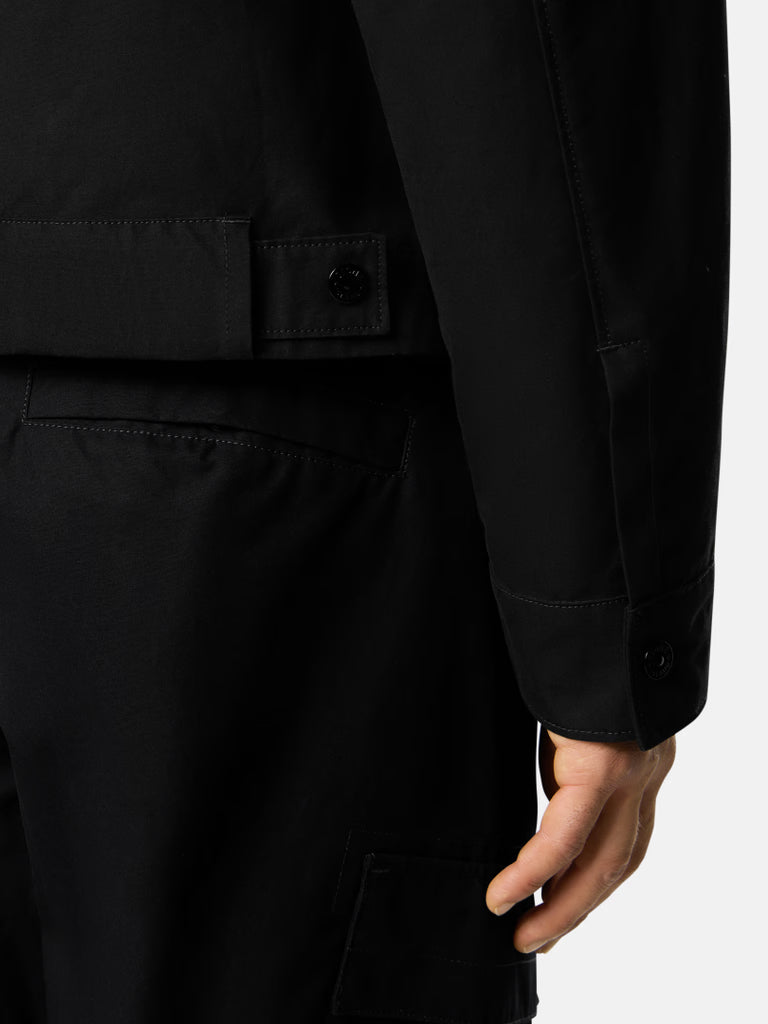 BLACK REGULAR FIT CARGO PANTS