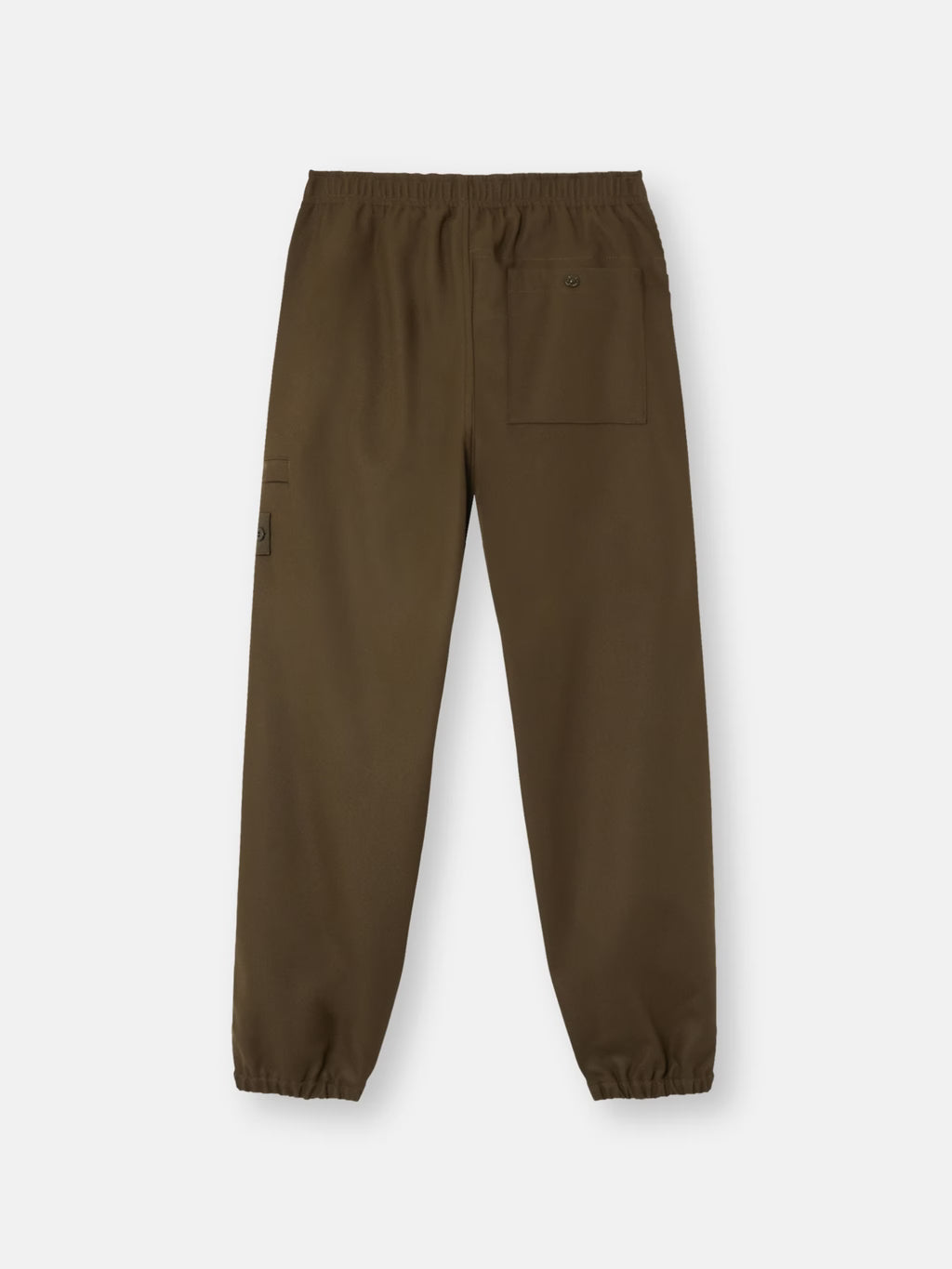 WOOL NYLON FLANNEL_S.I. GHOST SWEATPANTS - MILITARY GREEN