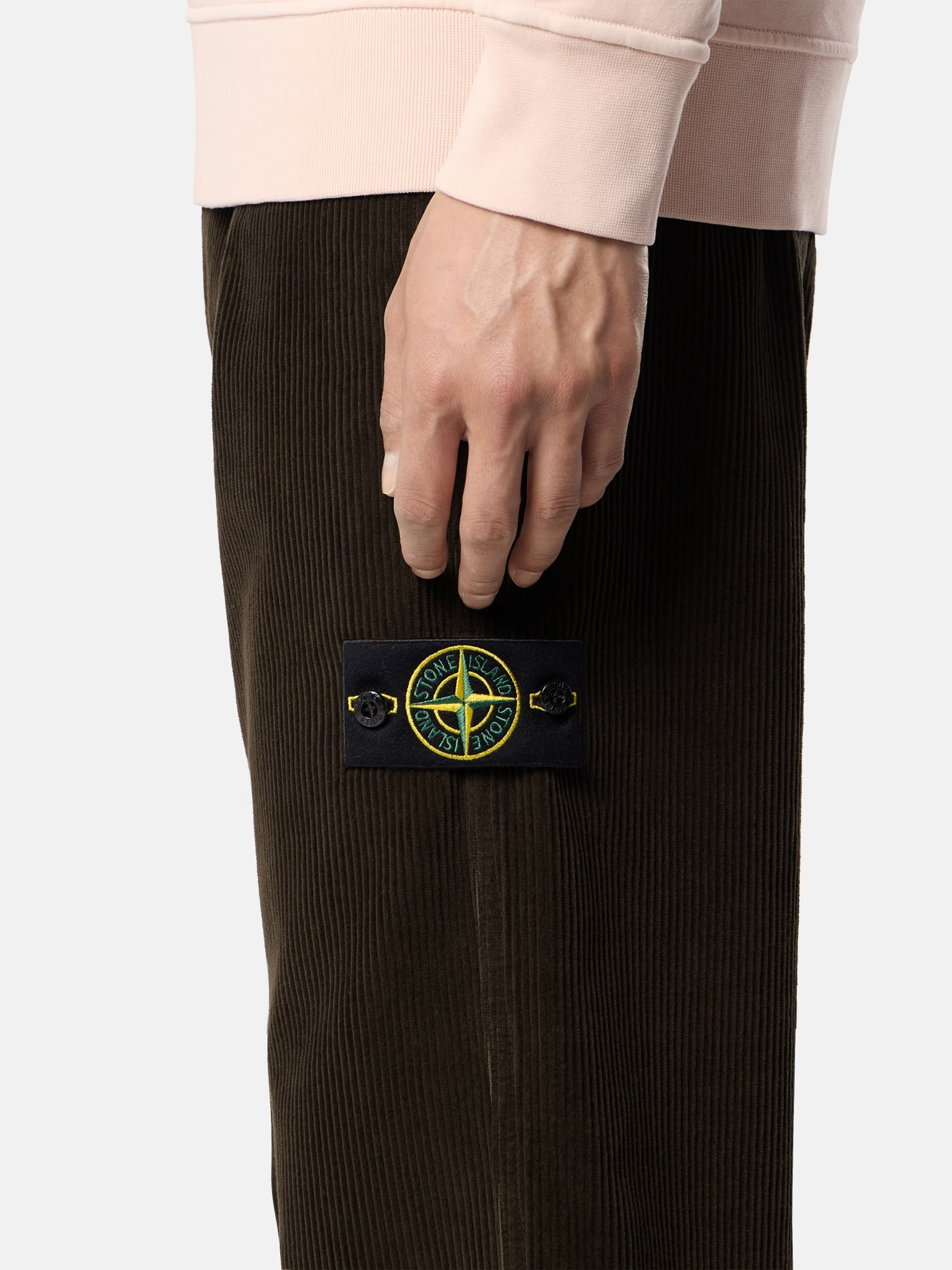 ORGANIC COTTON CORDUROY CHINO PANTS - COAL GRAY