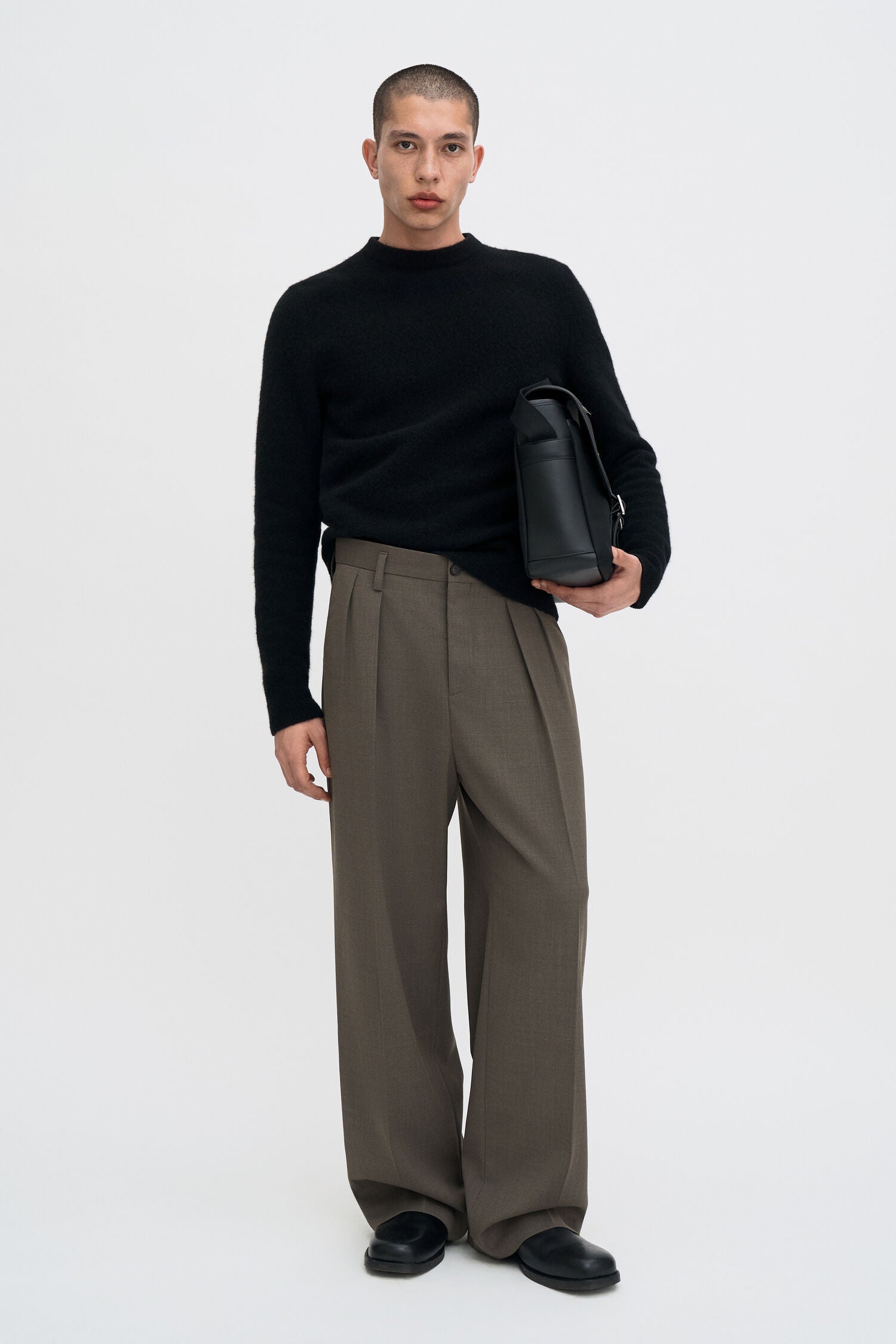 FILIPPA K YAK SWEATER BLACK