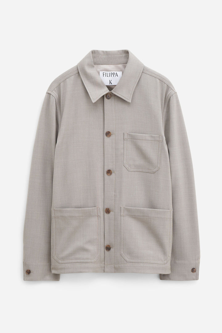 Work Jacket - Sage Melange