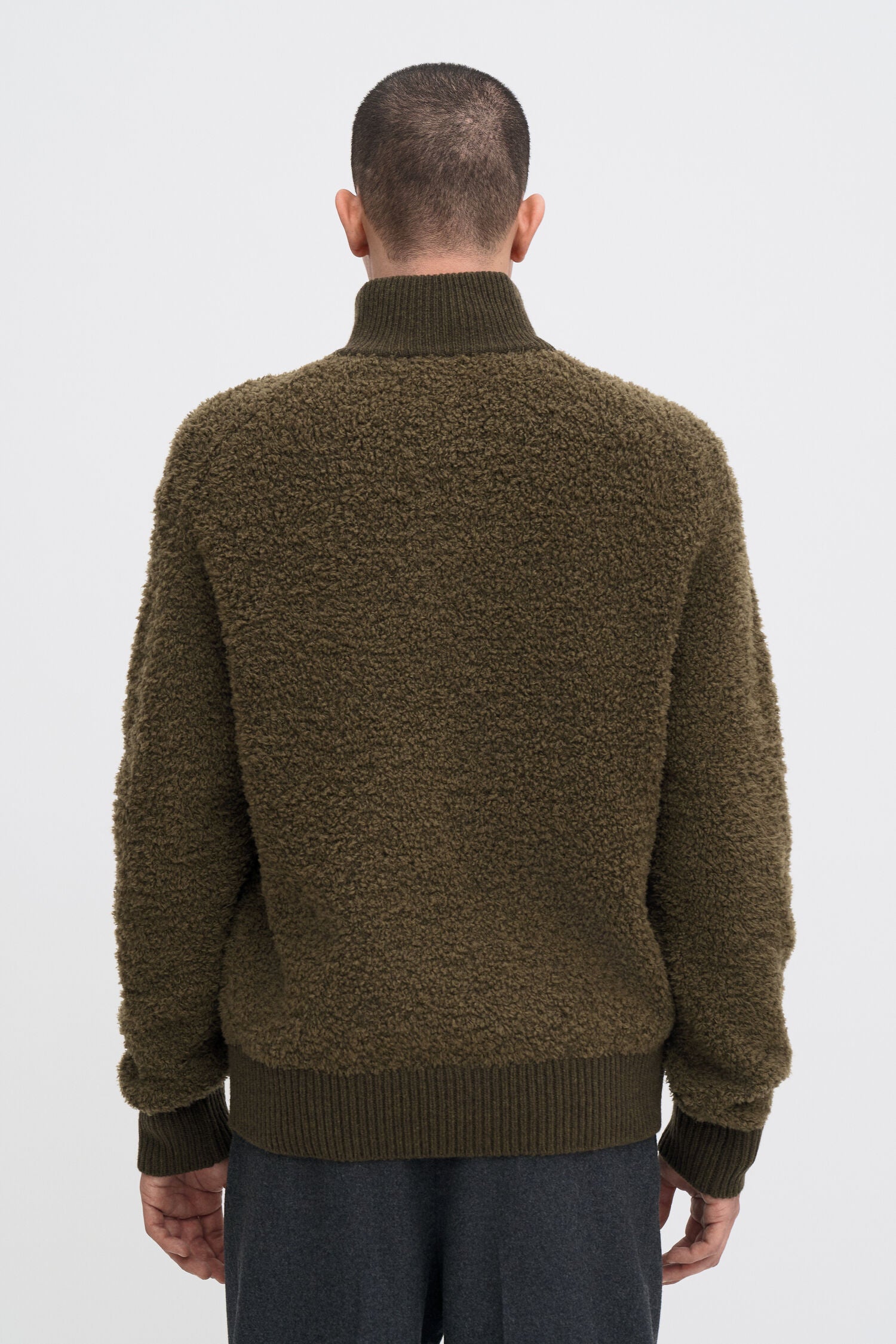FILIPPA K FLUFFY HALF ZIP SWEATER