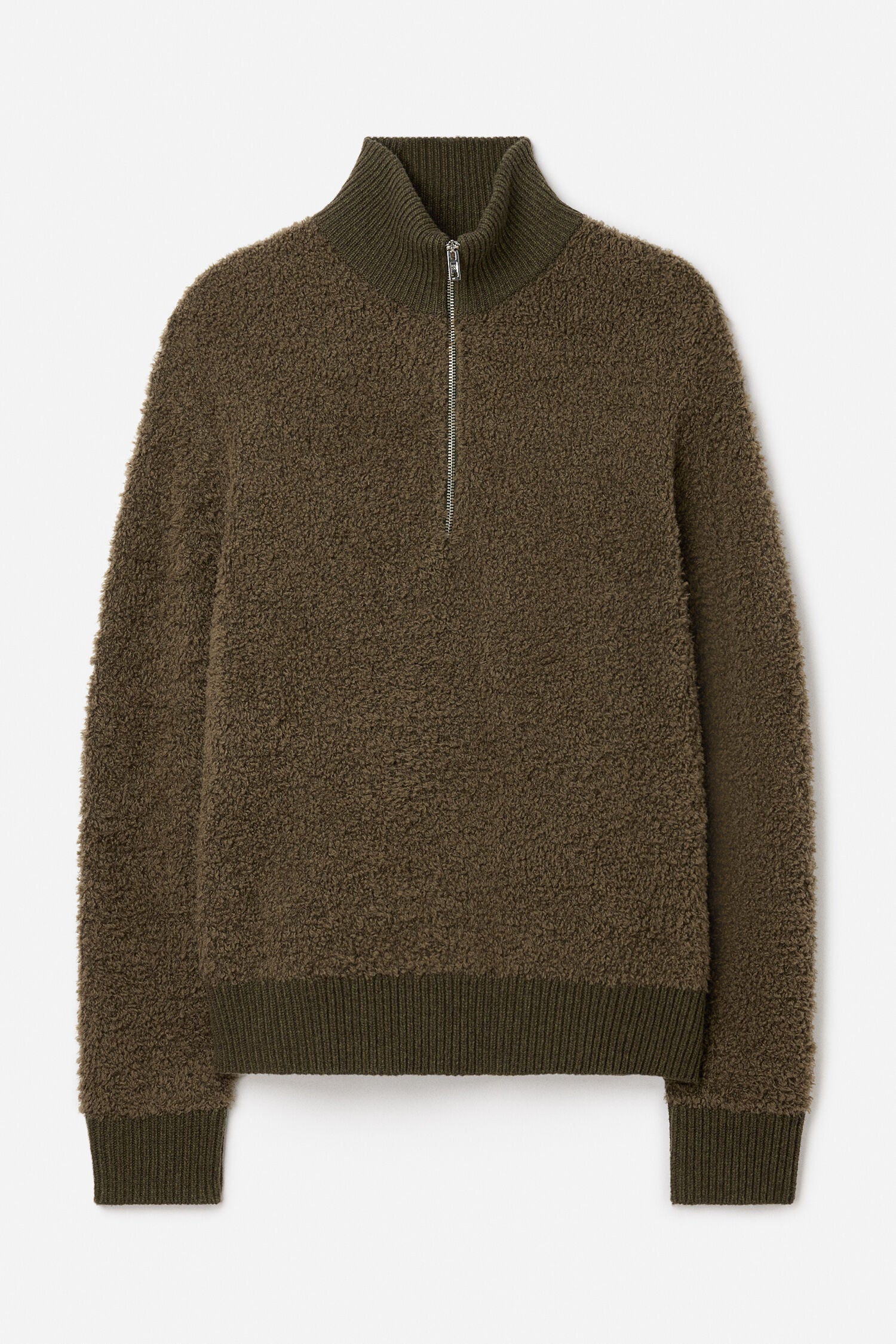 FILIPPA K FLUFFY HALF ZIP SWEATER