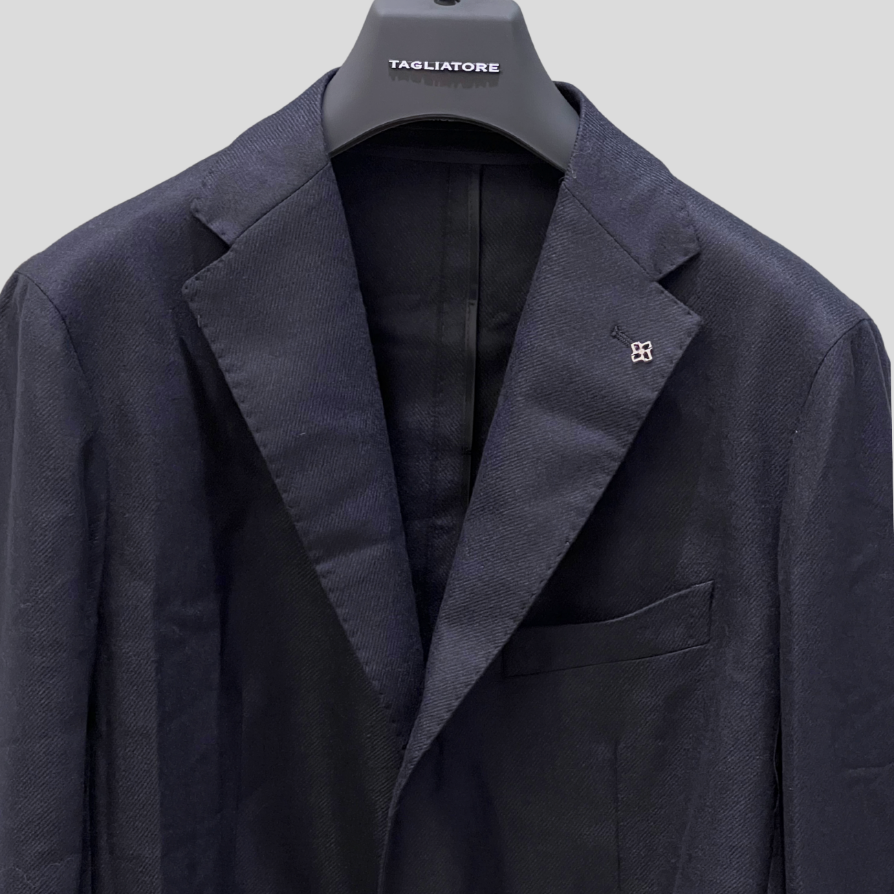 CASHMERE BLEND BLAZER - NAVY
