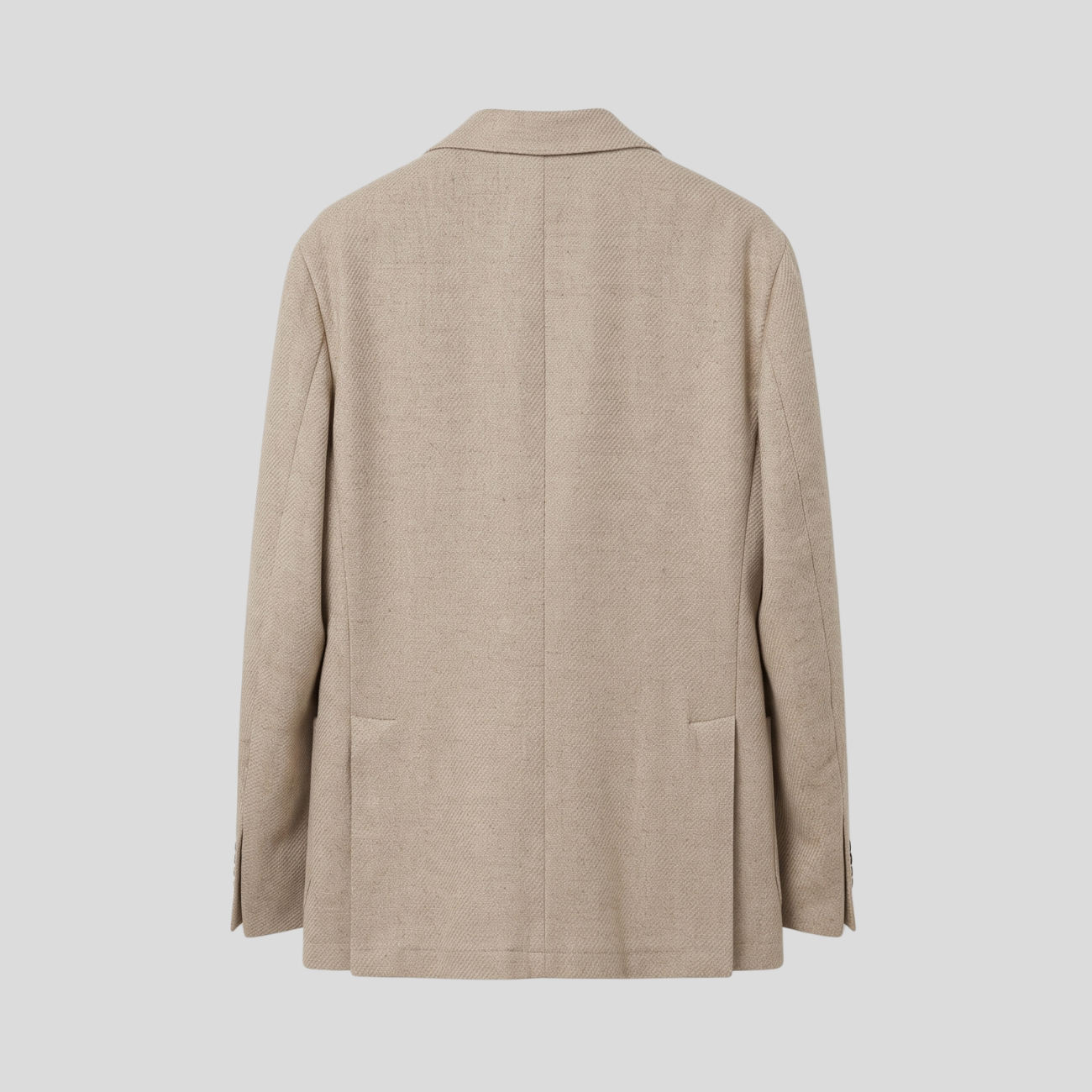 WOOL BLEND BLAZER - BEIGE