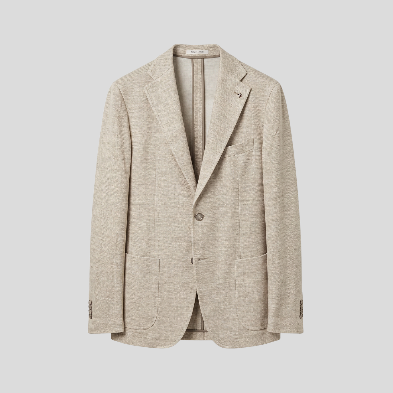 WOOL BLEND BLAZER - CREAM