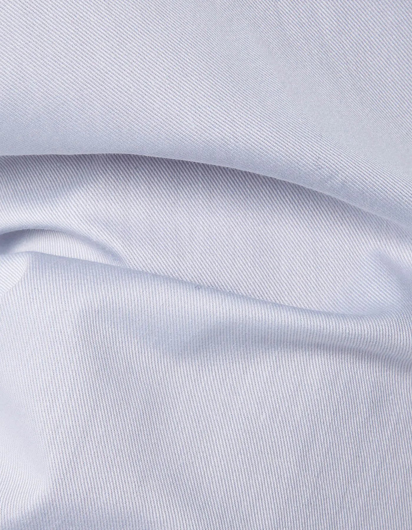 XACUS GREY TWILL SOLID COLOUR COLLAR SHIRT