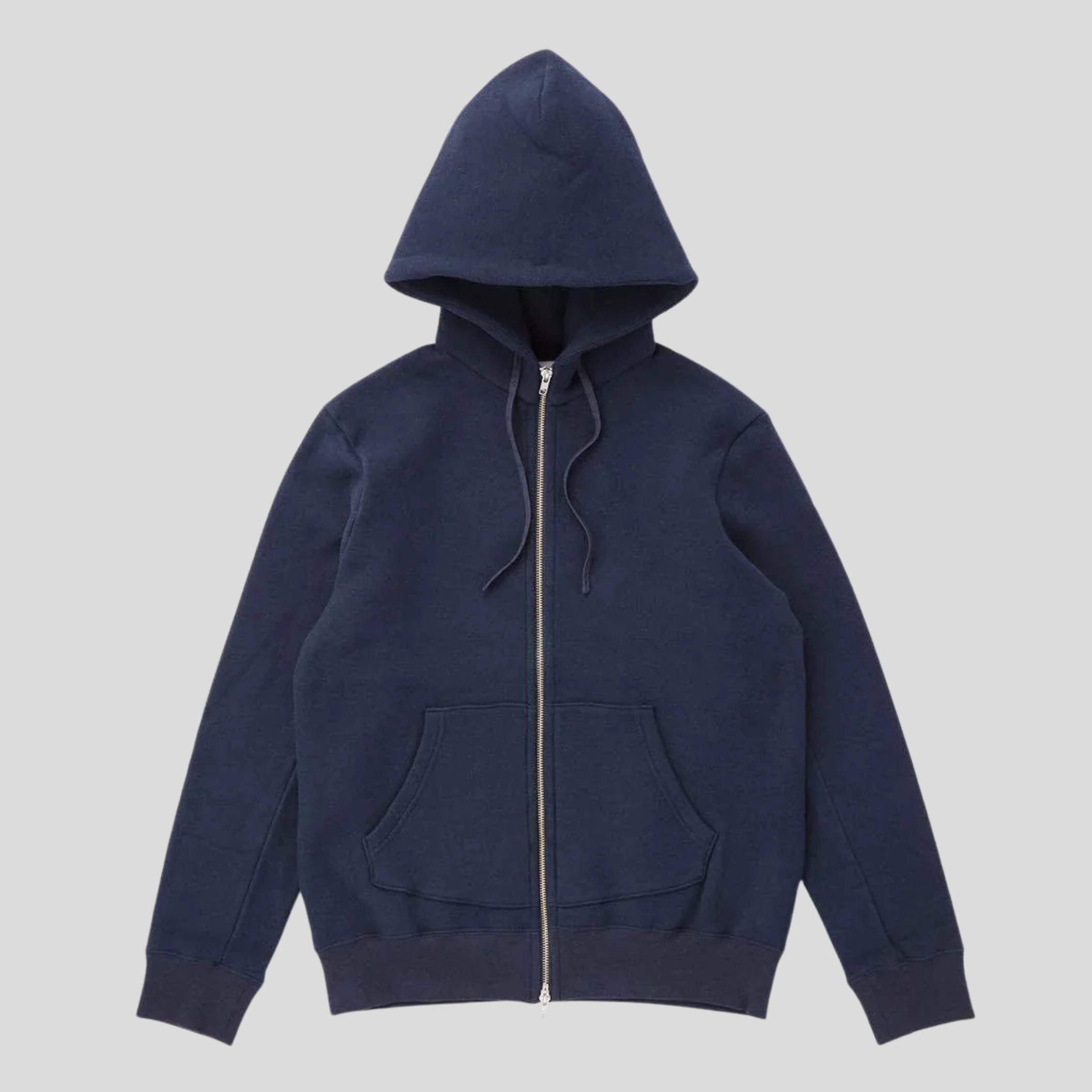 ZIP-UP PARKA HOODIE - NAVY