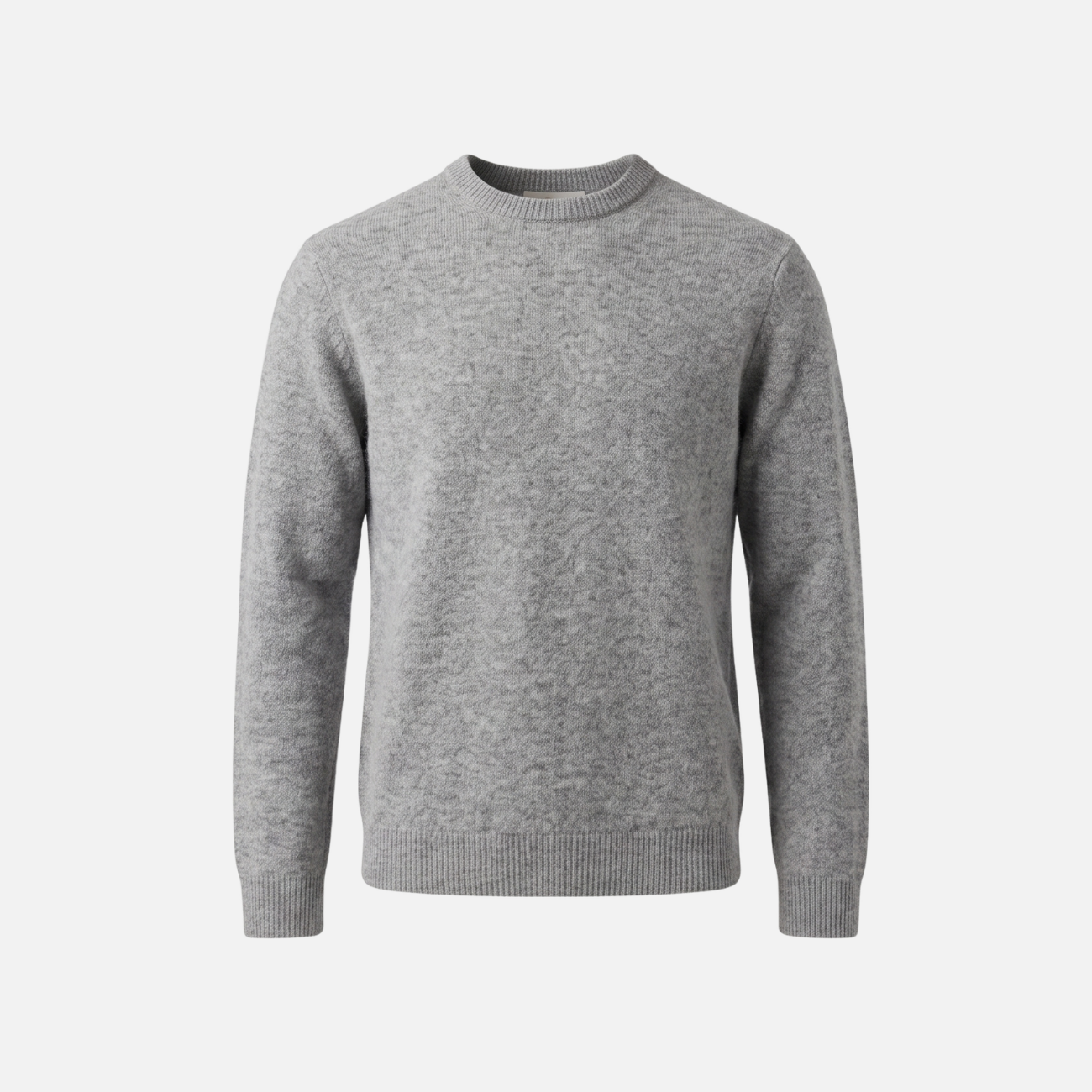 CASHMERE BLEND CREWNECK - GREY