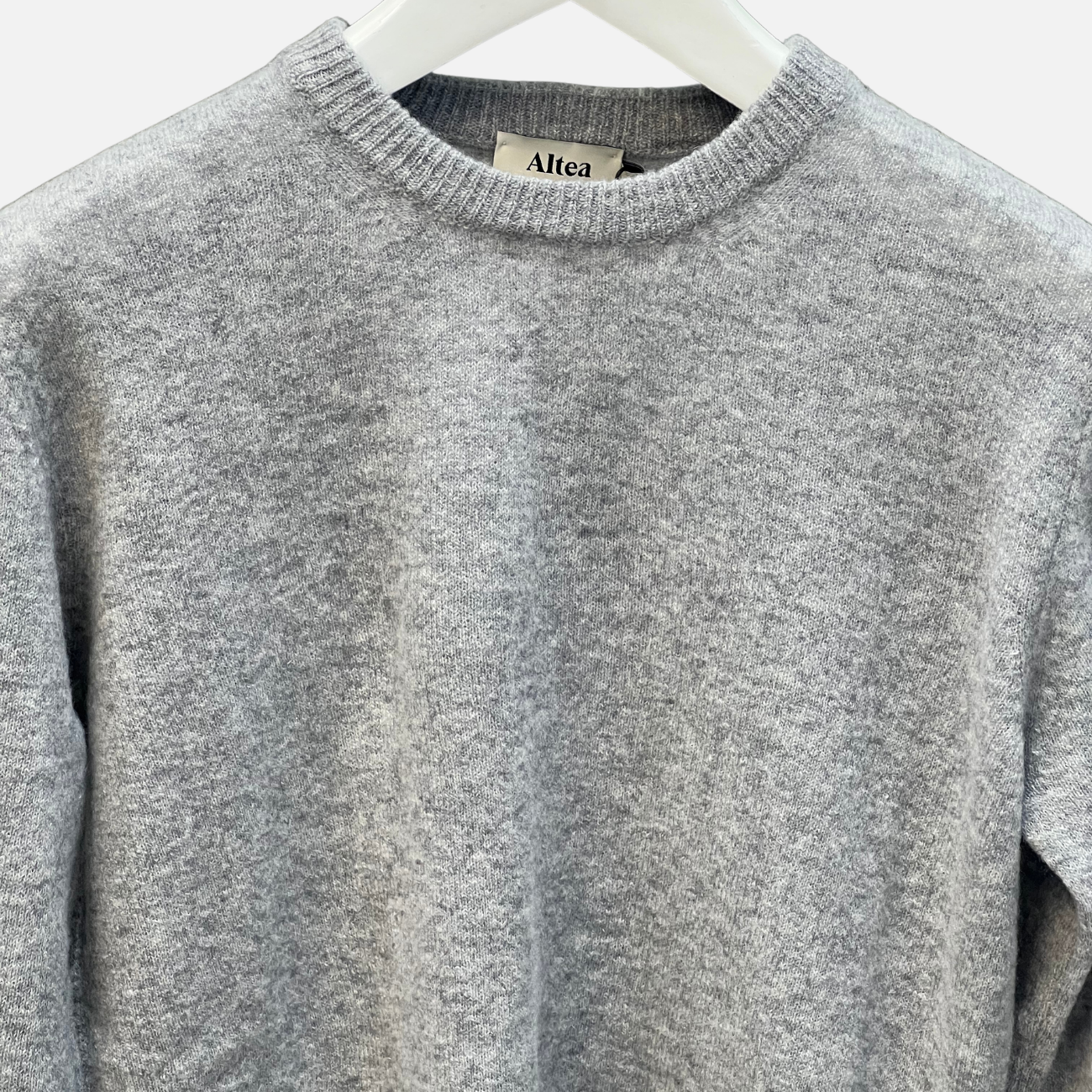 CASHMERE BLEND CREWNECK - GREY