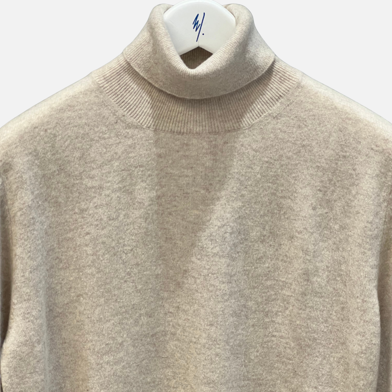 CASHMERE TURTLENECK - CREAM