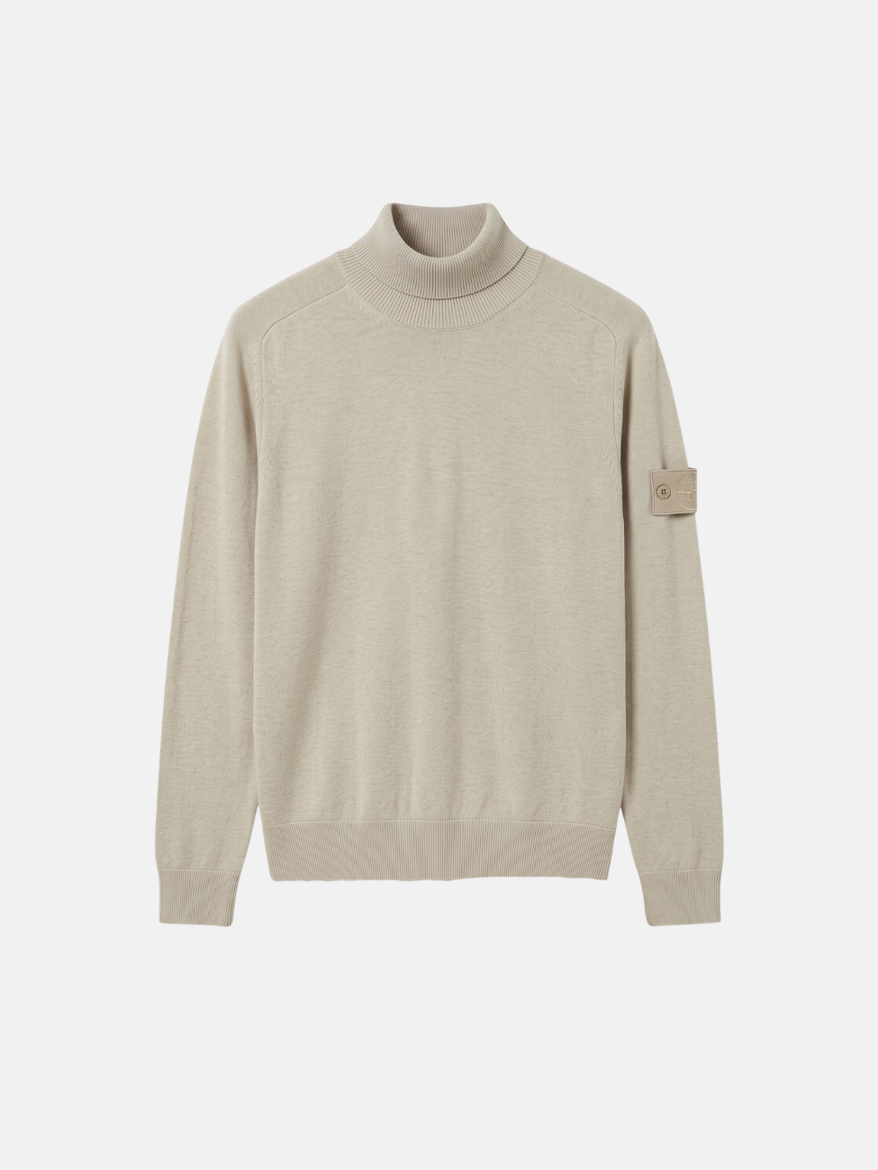S.I GHOST PURE RWS WOOL TURTLENECK - BEIGE