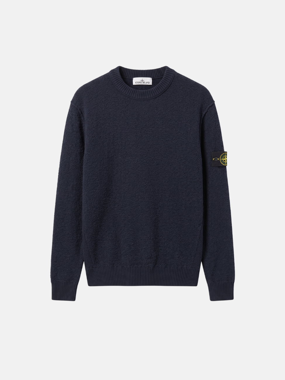 PURE RWS WOOL SWEATER - NAVY BLUE