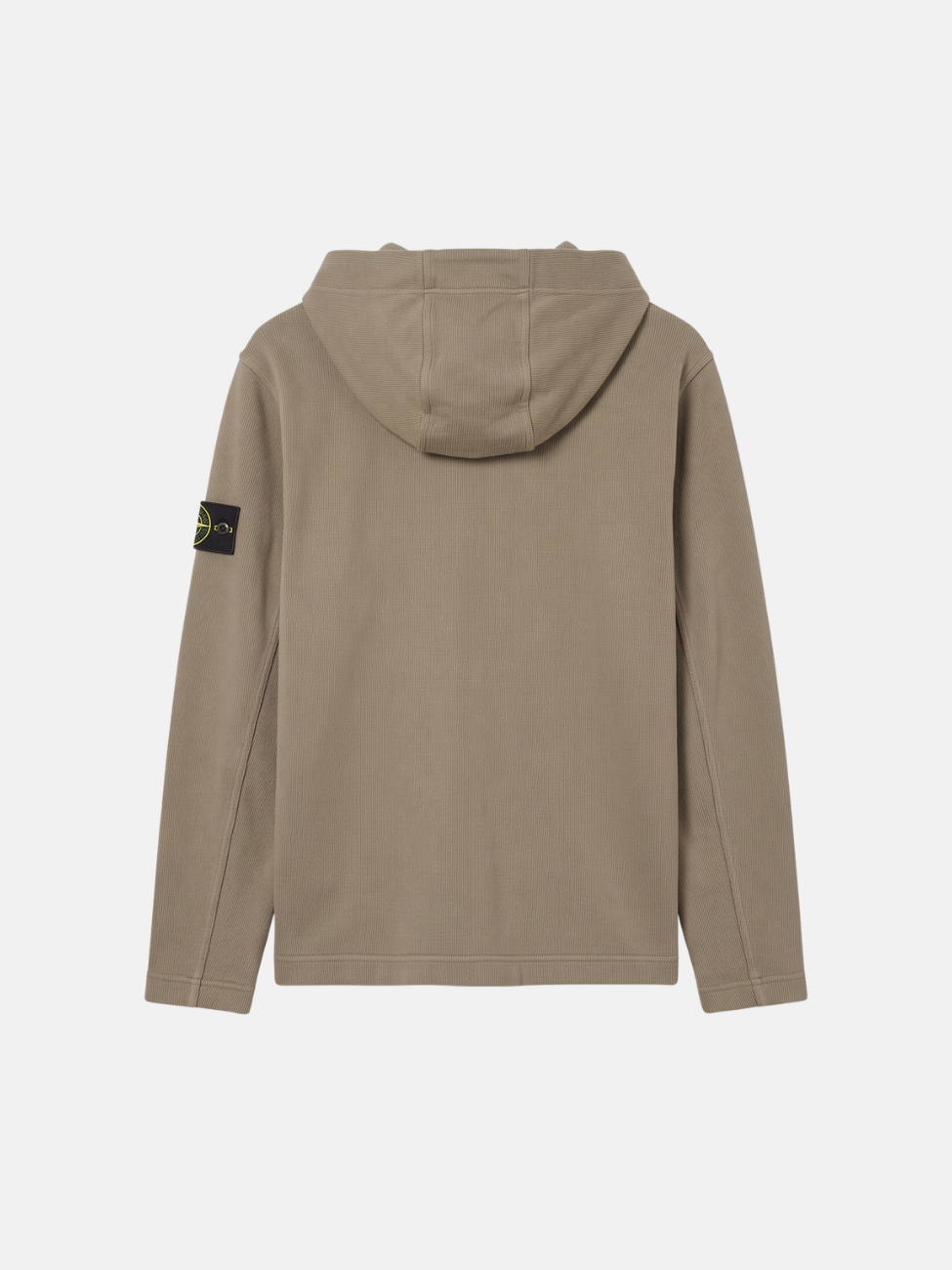 ORGANIC COTTON ZIP-UP HOODIE - MILITARY GREEN
