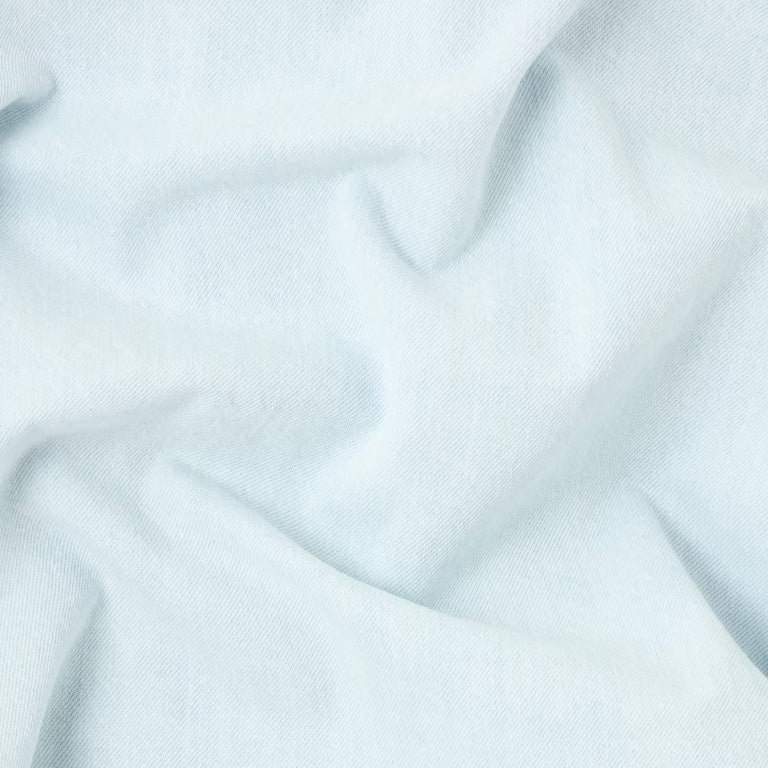 INDIGO DENIM-ULTRA BLEACHED COACH JACKET - BLUE EXTRA BLEACH