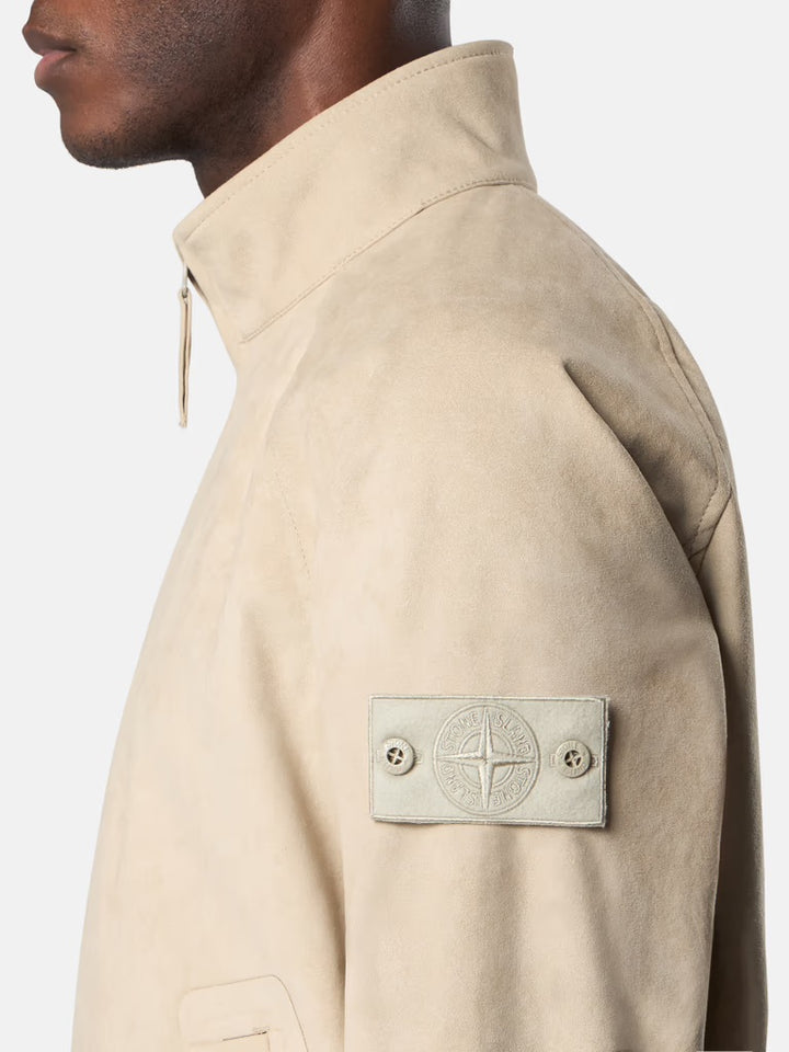Stone Island Ghost 4100027 ALCANTARA®_ Jacket - Beige