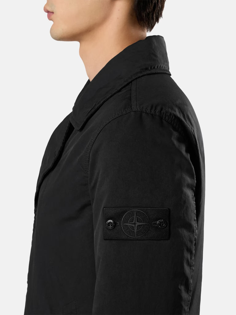 DAVID-TC GHOST PADDED PEACOAT - BLACK