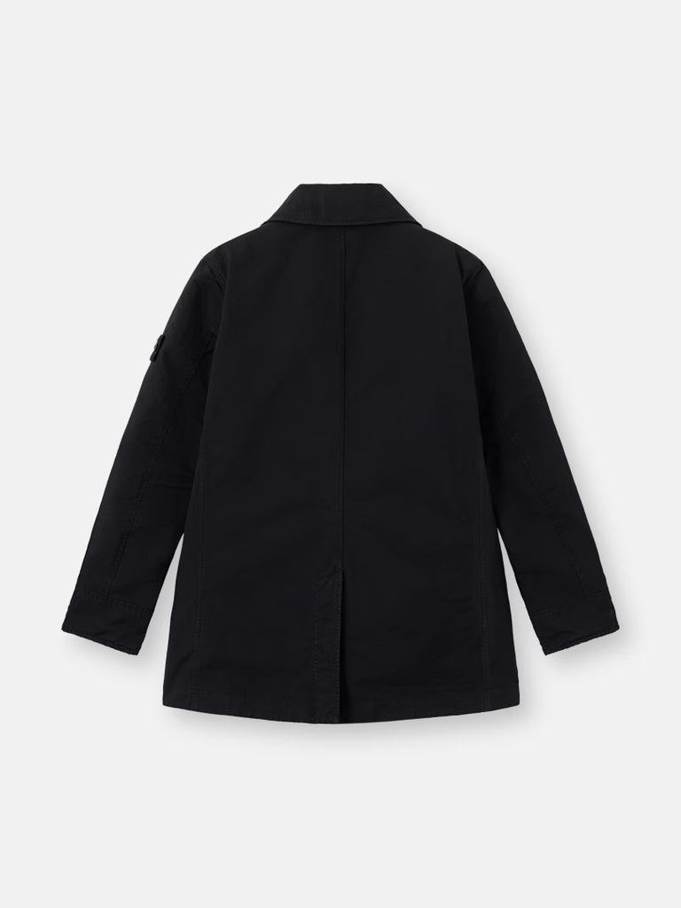 DAVID-TC GHOST PADDED PEACOAT - BLACK
