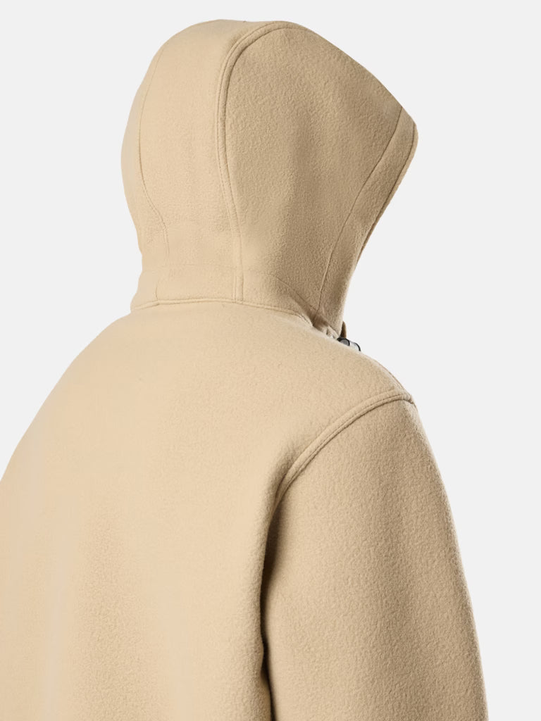 HEAVY MELTON SHORT PARKA - BISCUIT