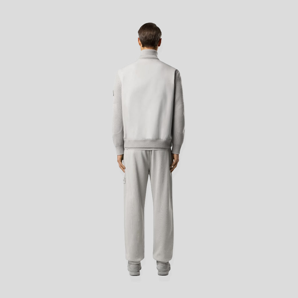 S.I. GHOST  ALL-WEATHER COTTON CANVAS JACKET - DUST GREY