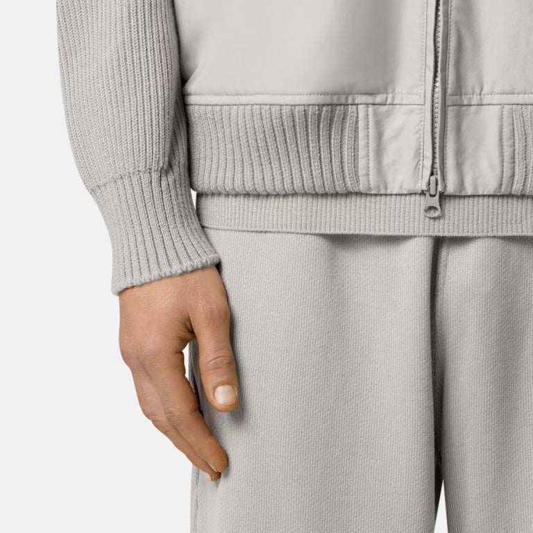 S.I. GHOST  ALL-WEATHER COTTON CANVAS JACKET - DUST GREY