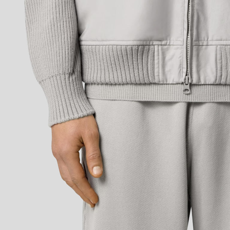 S.I. GHOST  ALL-WEATHER COTTON CANVAS JACKET - DUST GREY