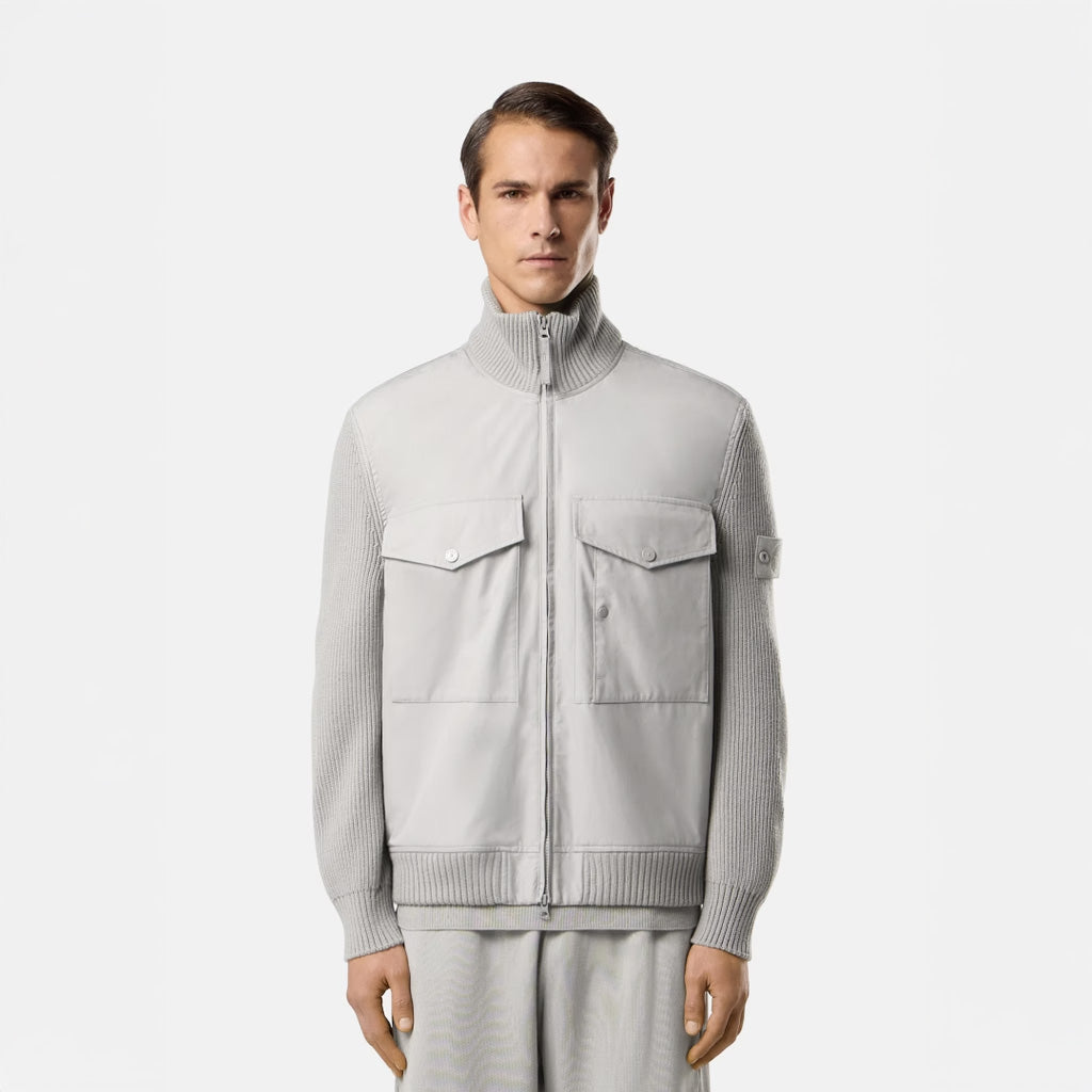 S.I. GHOST  ALL-WEATHER COTTON CANVAS JACKET - DUST GREY