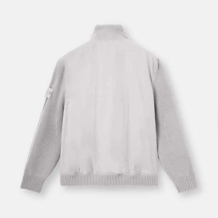 S.I. GHOST  ALL-WEATHER COTTON CANVAS JACKET - DUST GREY