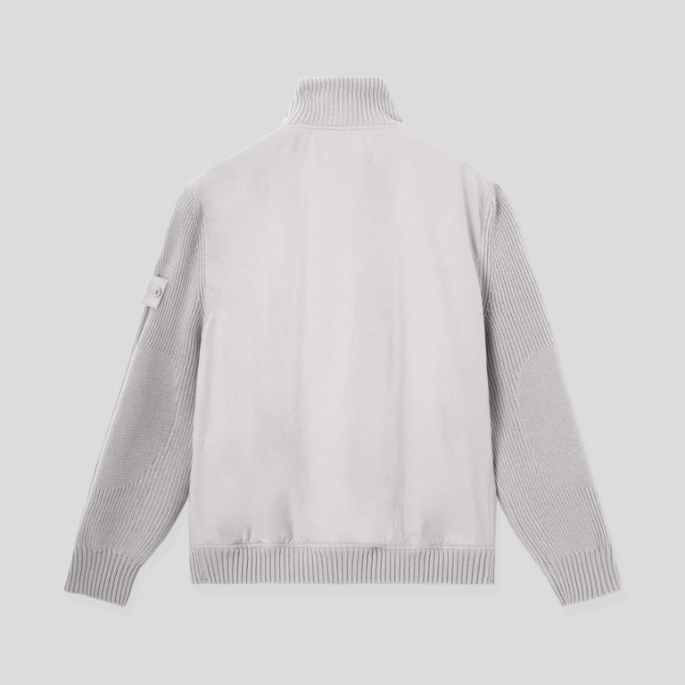S.I. GHOST  ALL-WEATHER COTTON CANVAS JACKET - DUST GREY