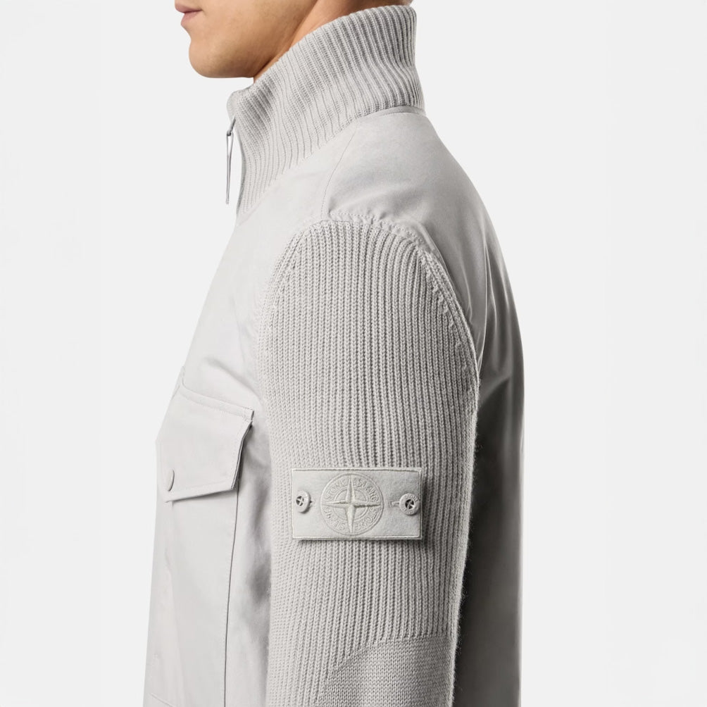 S.I. GHOST  ALL-WEATHER COTTON CANVAS JACKET - DUST GREY