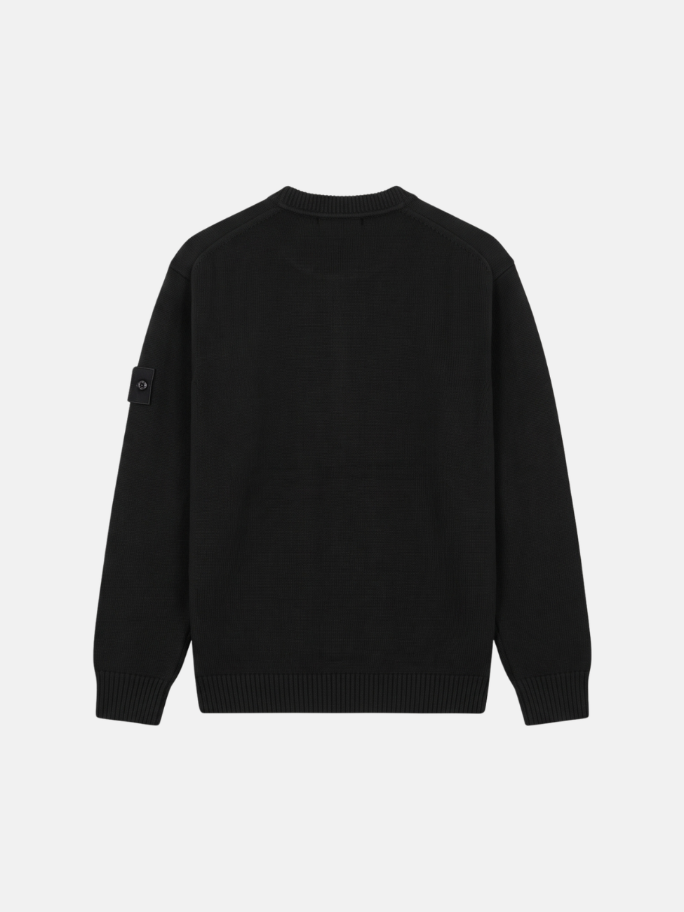 STRETCH COTTON_S.I. GHOST SWEATSHIRT - BLACK