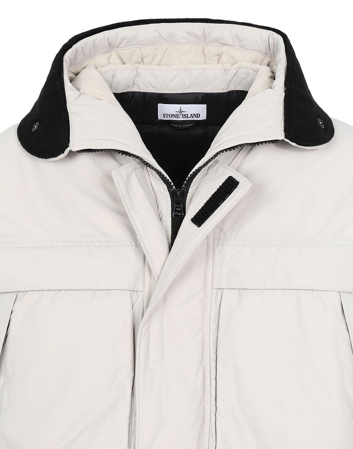 MICRO REPS DOWN PARKA - Dove Grey - sale