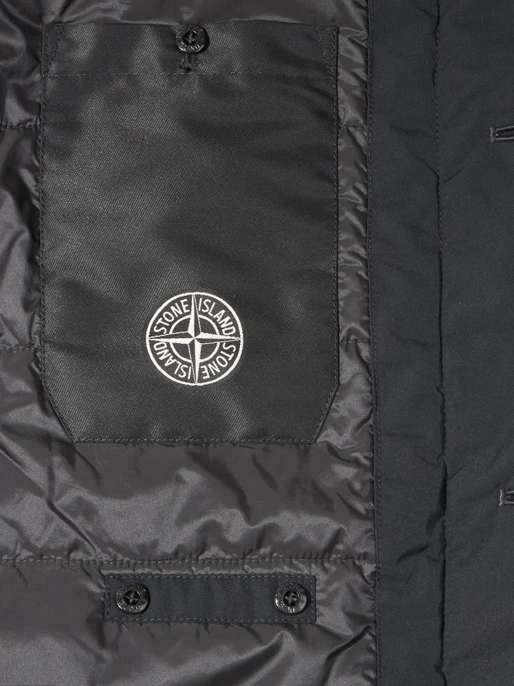 Down Blouson with Anti-Drop GHOST - Black