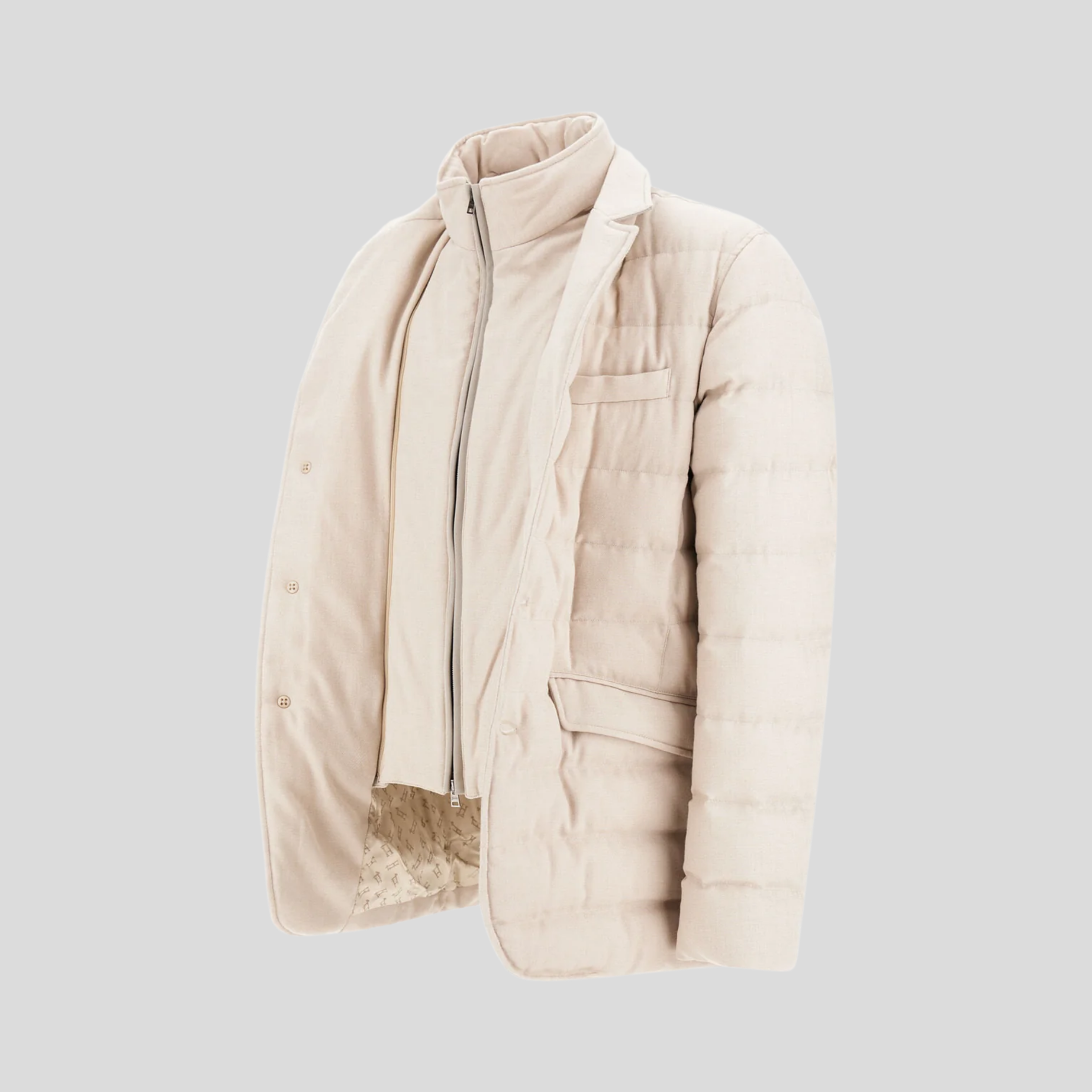 WOOL-BLEND SUEDE-EFFECT BLAZER - CHANTILLY
