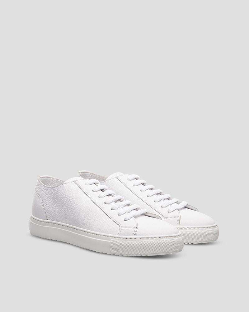 ERIC leather Sneakers - WHITE