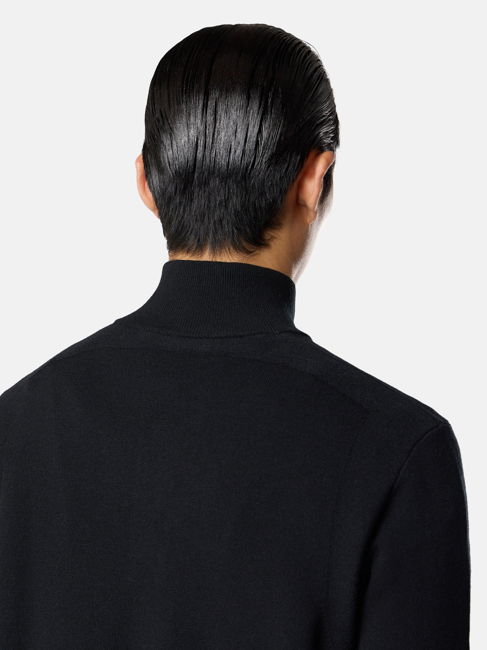 HALF-BUTTON RWS WOOL JUMOER