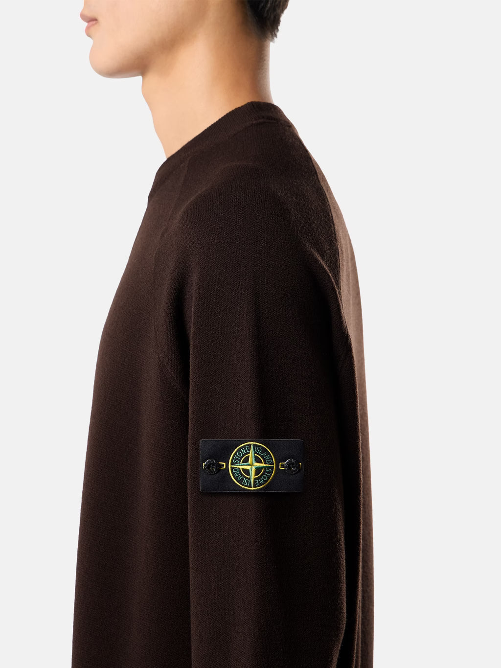 STRETCH RWS WOOL SWEATER - COAL GREY