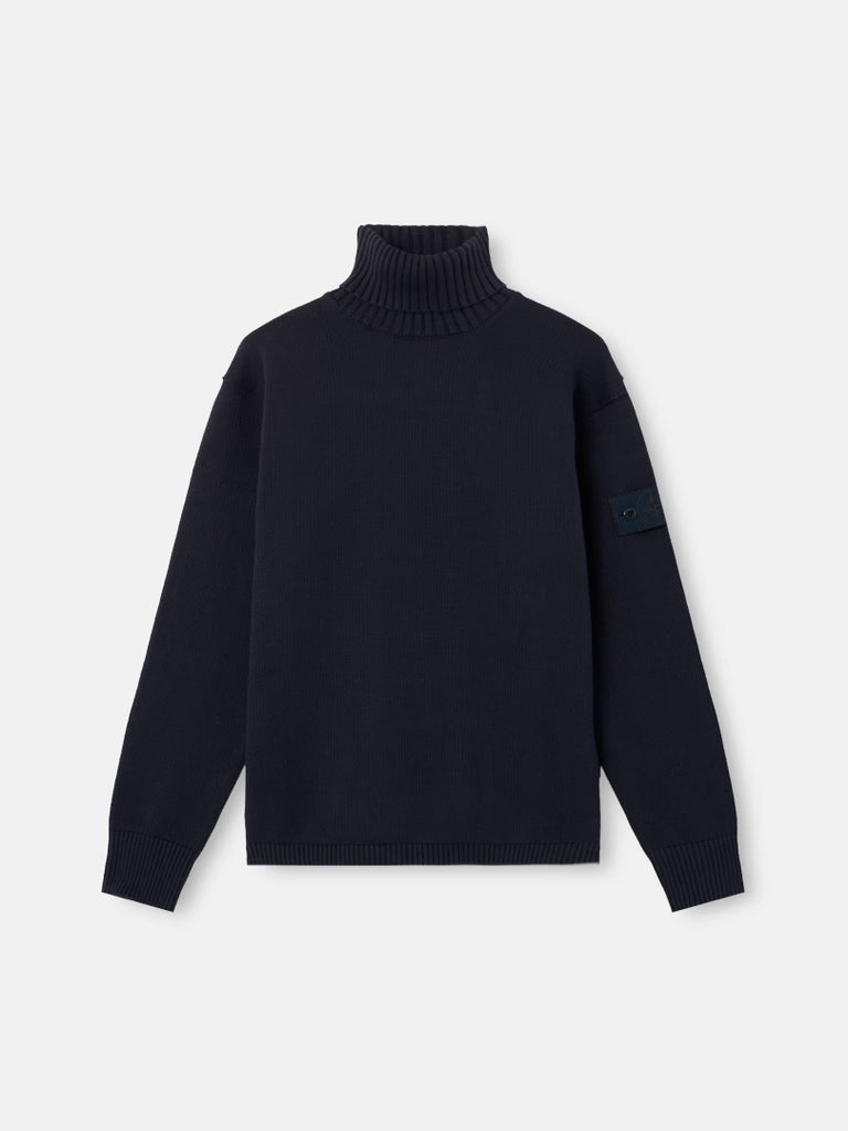 WINTER TURTLENECK GHOST - NAVY