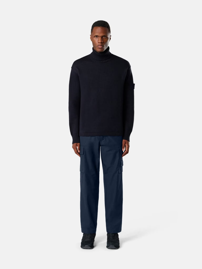 WINTER TURTLENECK GHOST - NAVY