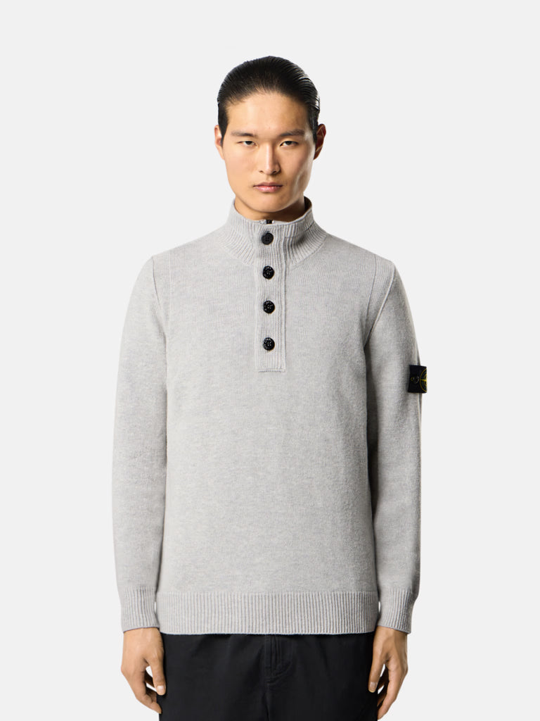 HALF-ZIPPER LAMBSWOOL SWEATER