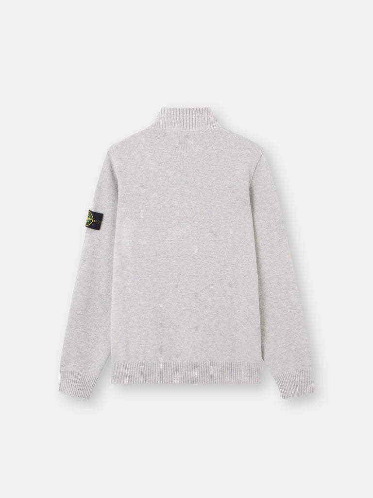 HALF-ZIPPER LAMBSWOOL SWEATER